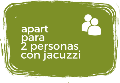 Monoambiente para dos personas con jacuzzi